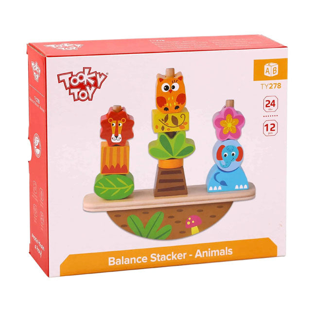 Balanza Montessori de Animales │ Equilibrio y Lógica │ Madera +2 Años