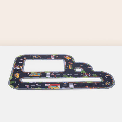 Puzzle de Ciudad Montessori │ Pista de Coches │ Cartón +3 Años