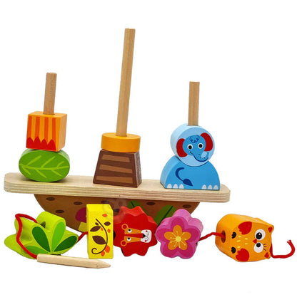 Balanza Montessori de Animales │ Equilibrio y Lógica │ Madera +2 Años