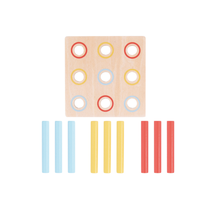 Caja Educativa Montessori 4 en 1 │ Juguete de Madera +12 Meses