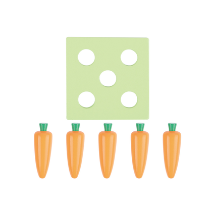 Caja Educativa Montessori 4 en 1 │ Juguete de Madera +12 Meses